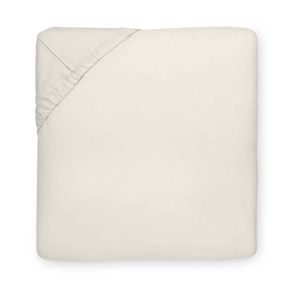 Giza 45 Percale Ivory Cal Kg Bottom Fitted by Sferra