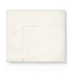 Giza 45 Percale Ivory King Duvet Cover by Sferra