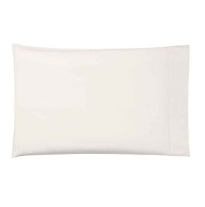 Giza 45 Percale Ivory Standard Pillowcase Pair by Sferra