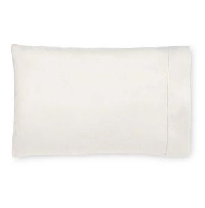 Giza 45 Sateen Ivory Standard Pillowcase Pair by Sferra