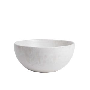 Glaze I Ivory White Medium Deep Bowl (#10) by KH Wurtz