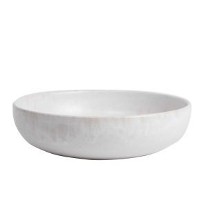 Glaze I Ivory White Serving Bowl (#14) by KH Wurtz