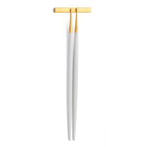 Goa White Gold Chopstick Set by Cutipol
