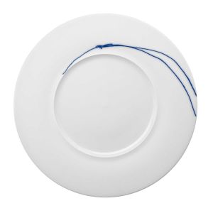 Granat Gourmet Plate, Broad Rim by Hering Berlin