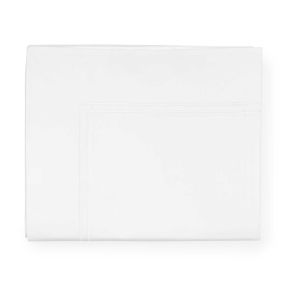 Grande Hotel White/White Full Queen Flat Sheet by Sferra