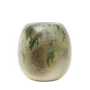 Green Round Vase by KH Wurtz