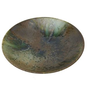 Green/Blue Bowl/Centerpiece by Kh Wurtz