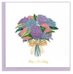 Greeting Cards Hydrangea by Quilling
