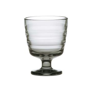 Grey Stemmed Glass Set Of 2 by Toyo-Sasaki Glass
