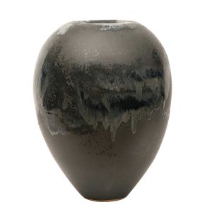 Grey/Blue Vase Medium by KH Wurtz
