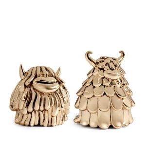 Haas Brothers Niki + Simon Salt + Pepper Shakers by L'objet