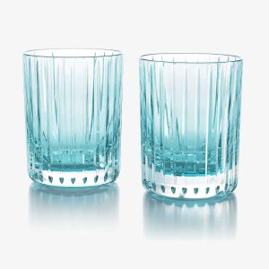 Harmonie Tumbler 2 Turquoise X2 by Baccarat