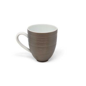 Hemisphere Metallic Grey Mug by Jl Coquet