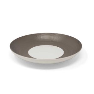 Hemisphere Metallic Grey Pasta Plate, Medium by Jl Coquet