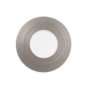 Hemisphere Metallic Grey Plate 24cm by JL Coquet