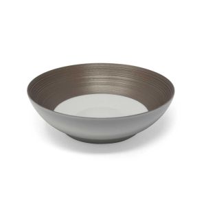 Hemisphere Metallic Grey Soup-Cereal Bowl, Large by Jl Coquet