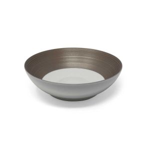 Hemisphere Metallic Grey Soup-Cereal Bowl, Small by Jl Coquet