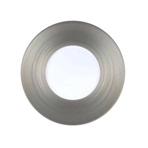 Hemisphere Platinum Full Rim Dinner Plate by JL Coquet