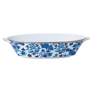 Hibiscus Oval Serving Bowl by Wedgwood