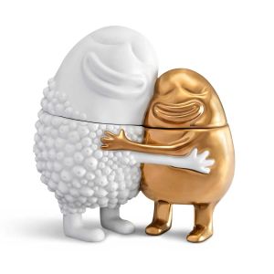 Huggers Boxes White + Gold by L'Objet