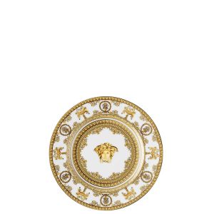 I Love Baroque Bianco Bread & Butter Plate 7 In by Versace
