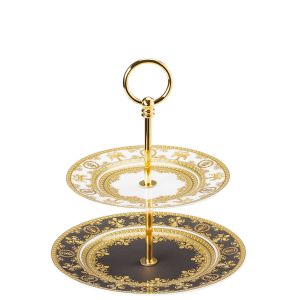 I Love Baroque Etagere Small 2 Tiers 7 & 8 1/2 In by Versace