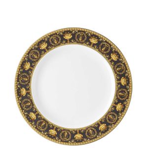 I Love Baroque Nero Dinner Plate by Versace