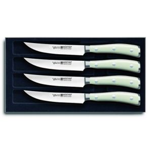 Ikon Creme Steak Knife Set 4 pcs. by Wusthof Trident
