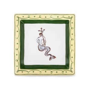 Il Viaggio Di Nettuno Oggetti Large Squared Change Tray - Amalfi Lemon by Ginori
