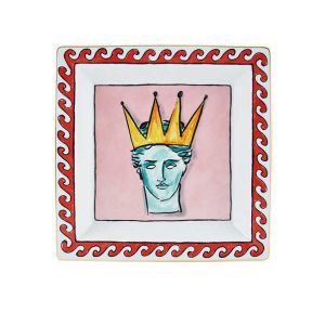 Il Viaggio Di Nettuno Pink Large Squared Vide Poche by Richard Ginori