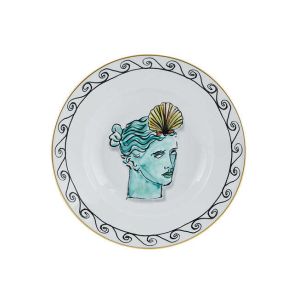Il Viaggio Di Nettuno White Soup Plate by Richard Ginori