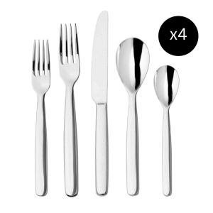 Io 20 Piece Set (4 X Five Piece Placesetting) by Puddifoot