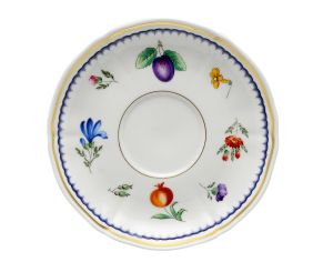 Italian Fruit Tea Saucer by Richard Ginori