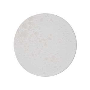 Ivory White #5 Medium Flat Plate by KH Wurtz