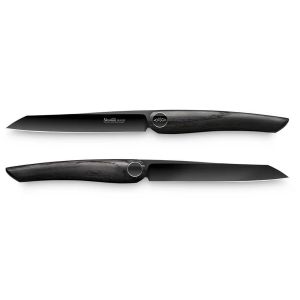 Janus Steak Knife 115 Set of Bog Oak by Nesmuk