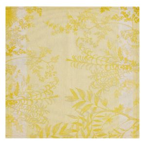 Jardin D'eden Yellow Napkin by Le Jacquard Francais