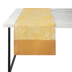 Jardin D'eden Yellow Runner by Le Jacquard Francais
