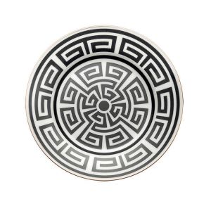 Labirinto Nero Dessert Plate by Richard Ginori