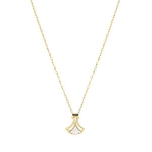 Larcade 18k Gold Plated Pendant Necklace Clear by Lalique