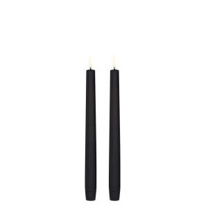 LED Taper Candle Black 2-Pack by Uyuni