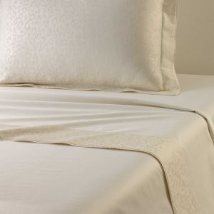 Leopard Flat Sheet Full/Queen by Yves Delorme