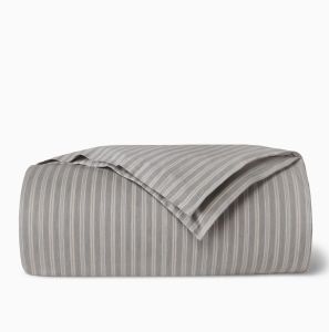 Leranto Titanium Queen Duvet Cover by Sferra