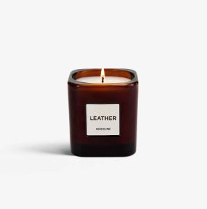 Library Candle Leather by Assouline