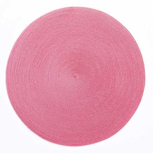 Linen Braid Round Placemat Fiesta by Deborah Rhodes