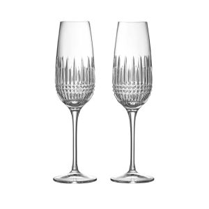 Lismore Diamond Essence Flute Set/2 by Waterford
