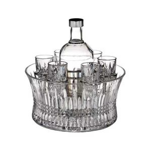 Lismore Diamond Vodka Chiller Set 10&quot by Waterford