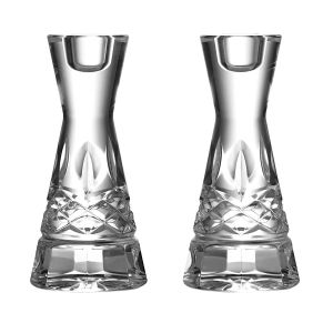 Lismore Round Candlestick 15cm 6in, Set of 2 by Waterford