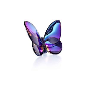 Lucky Butterfly Blue Scarabee by Baccarat