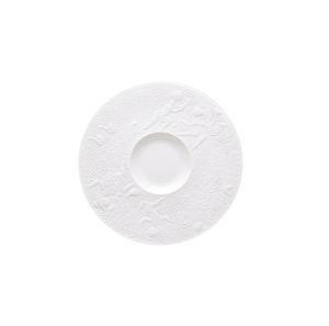 Magic Flute White Cream Soup Saucer (Import) by Rosenthal