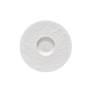 Magic Flute White Saucer Low by Rosenthal
